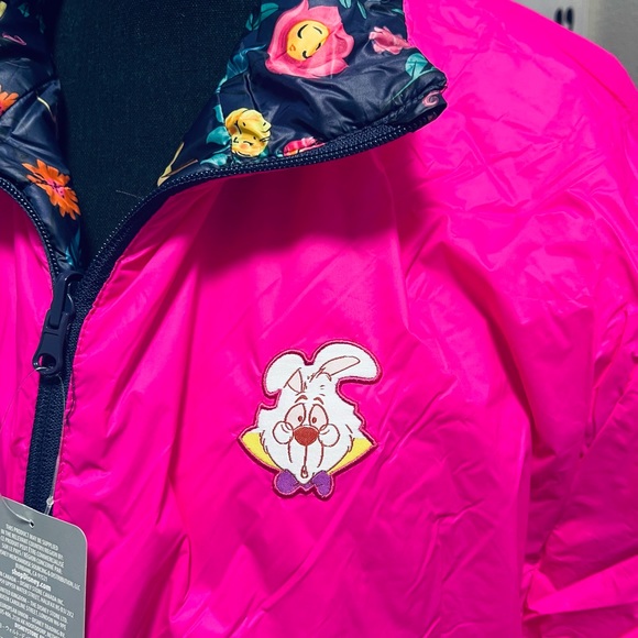 Alice in Wonderland Puffy Jacket for Adults - Reversible - Picture 3 of 8